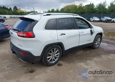 2018 Jeep Cherokee Limited 4X4 z USA, uszkodzony, nr VIN 1C4PJMDX3JD599013